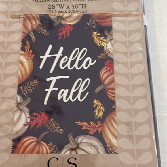 Creekside hello fall premium large flag size 28 W X 40 H - Picture 5 of 5